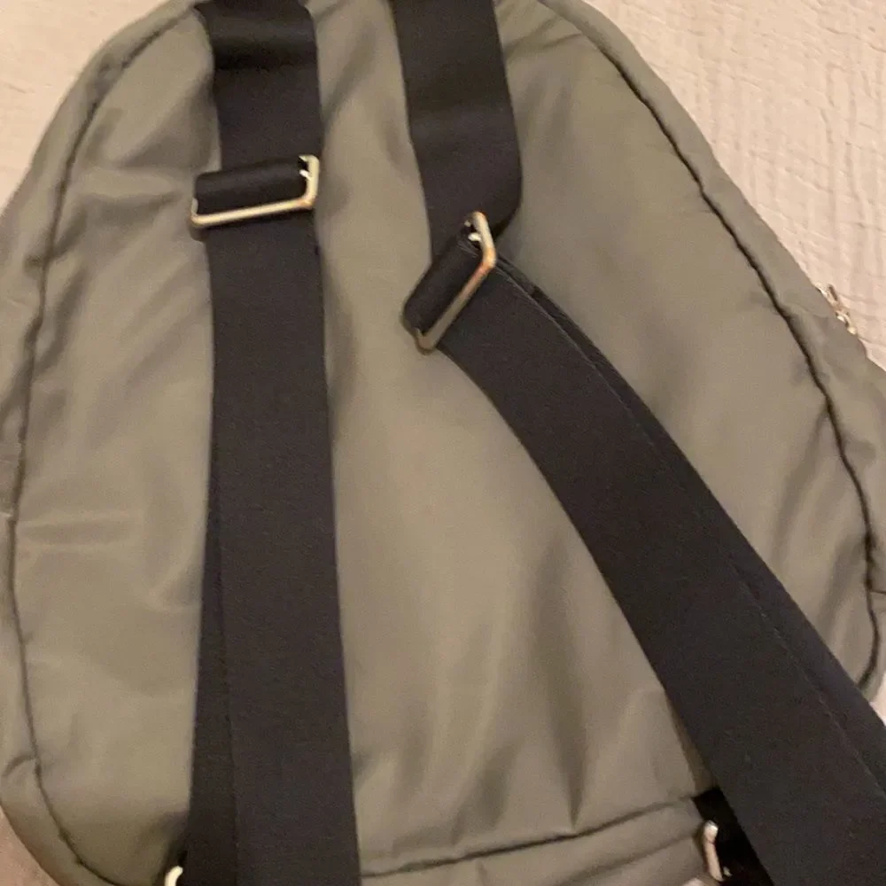 Marc Jacobs nylon gray backpack.